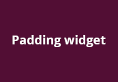 padding-widget