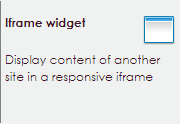 iframe-widget